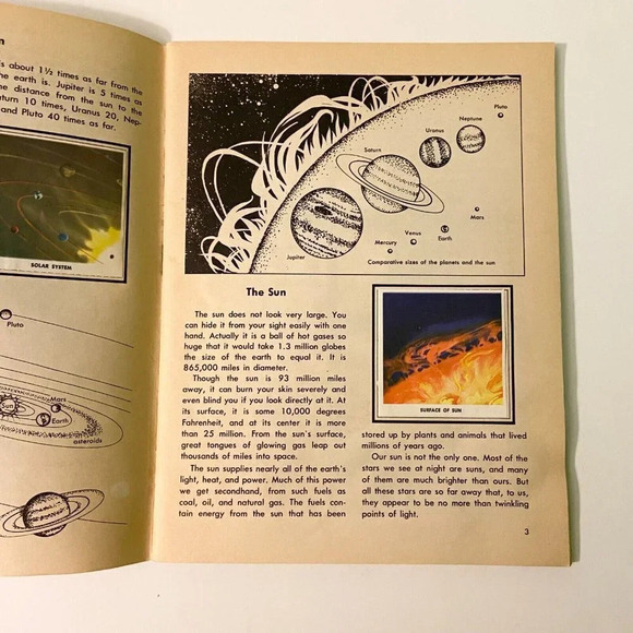 Vintage 1976 The Golden Stamp Book Stars  and Planets Complete - Picture 7 of 15